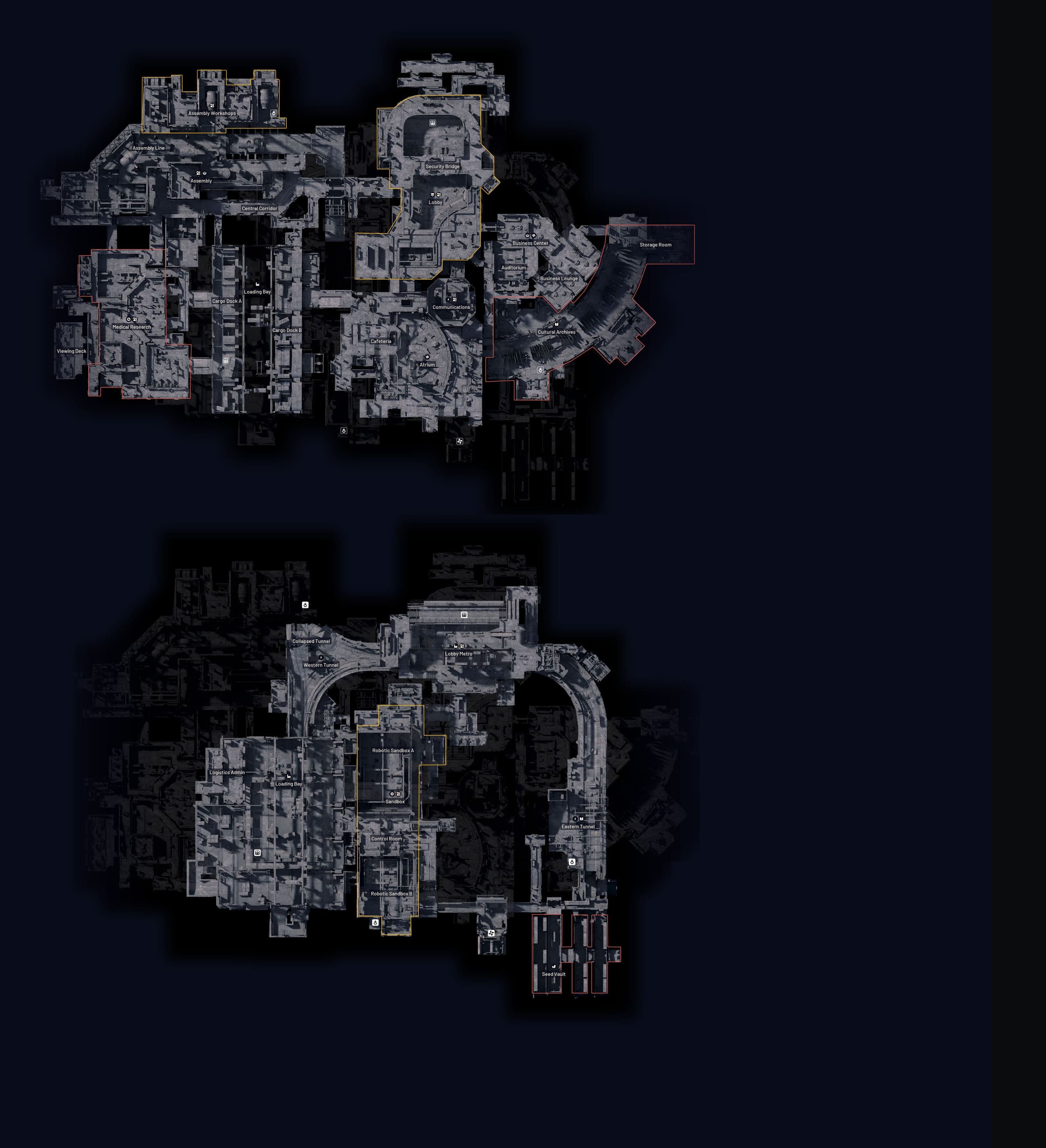 Stella Montis game map - ARC Raiders